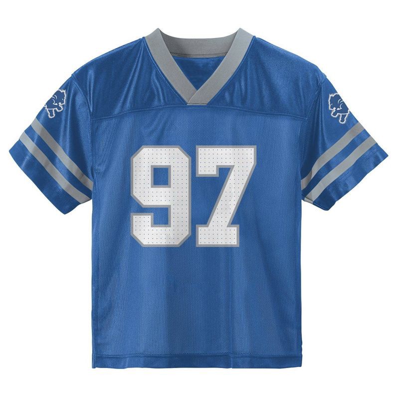 slide 2 of 3, NFL Detroit Lions Aidan Hutchinson Toddler Boys' Short Sleeve Jersey - 3T, 1 ct