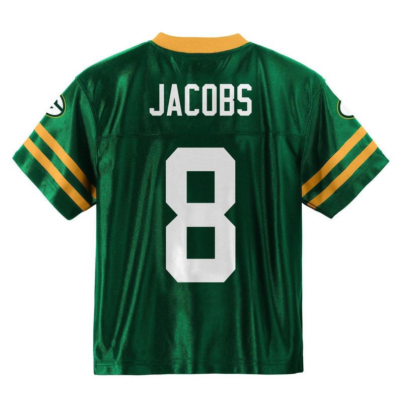 slide 3 of 3, NFL Green Bay Packers Josh Jacobs Toddler Boys' Short Sleeve Jersey - 2T, 1 ct