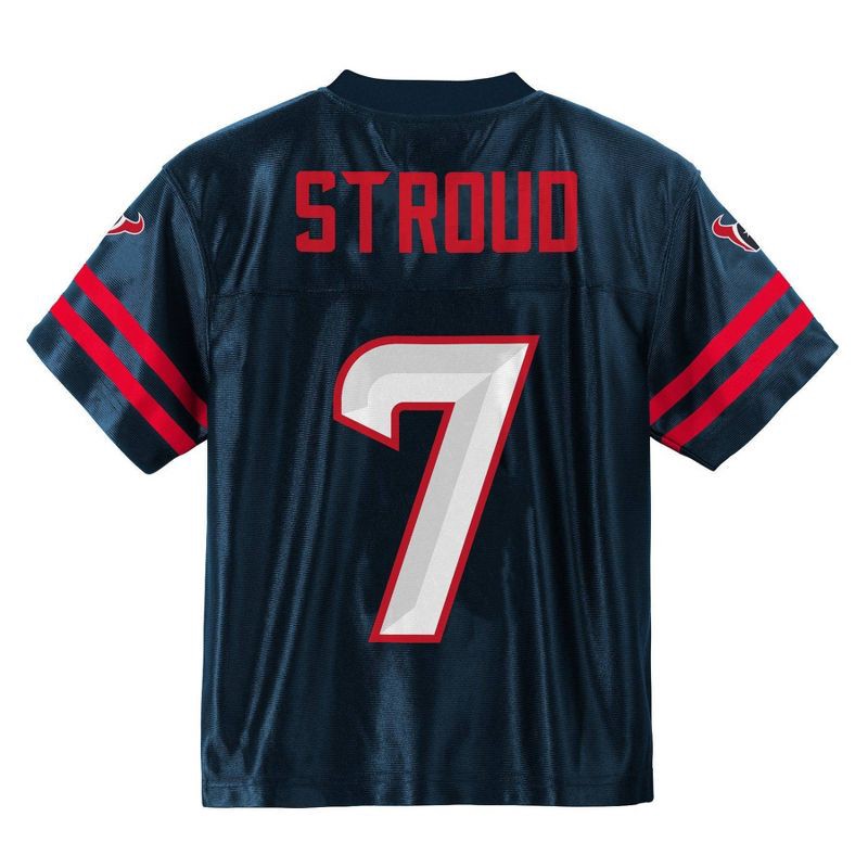 slide 3 of 3, NFL Houston Texans C. J. Stroud Toddler Boys' Short Sleeve Jersey - 3T, 1 ct