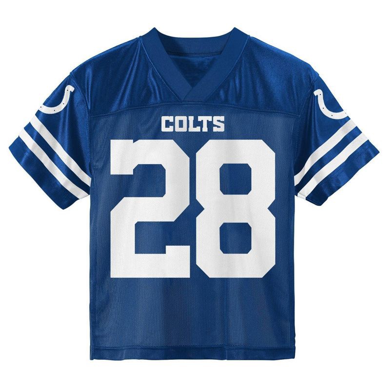 slide 2 of 3, NFL Indianapolis Colts Jonathan Taylor Toddler Boys' Short Sleeve Jersey - 2T, 1 ct