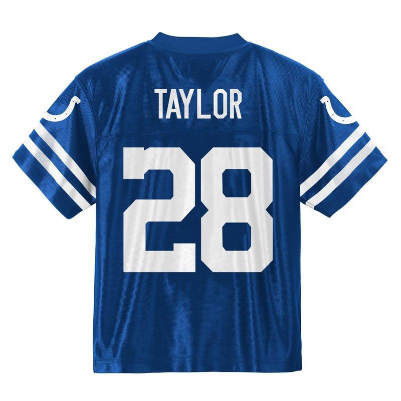 slide 3 of 3, NFL Indianapolis Colts Jonathan Taylor Toddler Boys' Short Sleeve Jersey - 4T, 1 ct