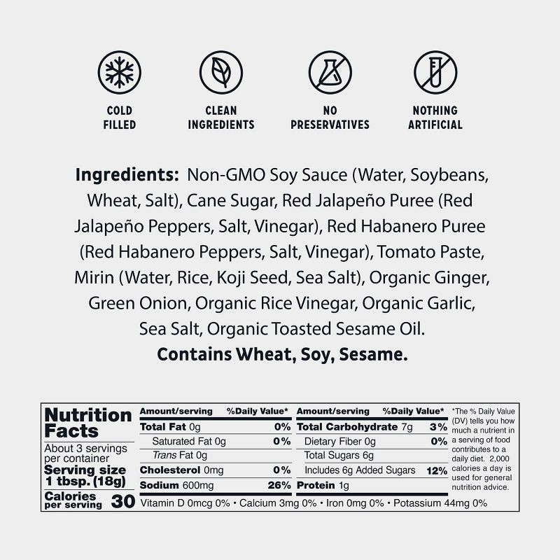 slide 7 of 7, Bachan's Mini Hella Hot Japanese BBQ Sauce - 1.69oz, 1.69 oz