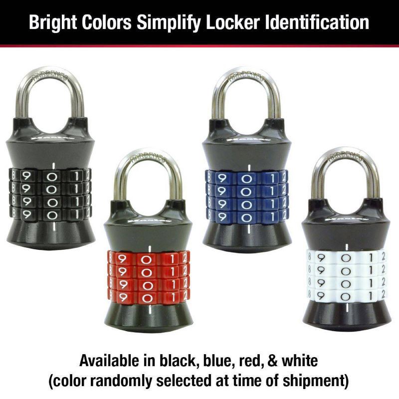 slide 4 of 6, Master Lock Combination Lock 1.5'' W 1535D, 1 ct