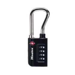 Master Lock Travel Sentry TSA-Approved Luggage Lock 1-5/16" W Resettable Numeric Combination