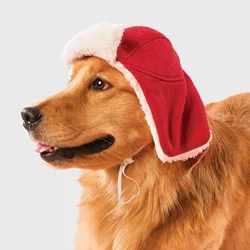 Red Trapper Dog Hat - Boots & Barkley™ L/XL