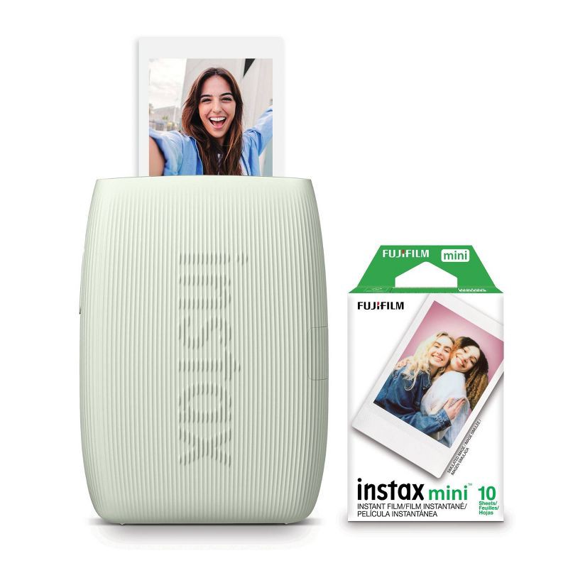slide 1 of 16, Fujifilm instax mini Link 3 Bundle - Green, 1 ct