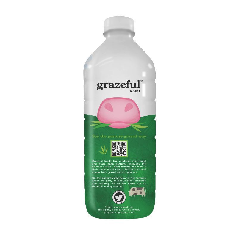 slide 4 of 5, Grazeful Dairy 2% Pasture Raised Reduced Fat Milk - 52 fl oz, 52 fl oz