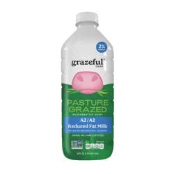 Grazeful Dairy 2% Pasture Raised Reduced Fat Milk - 52 fl oz