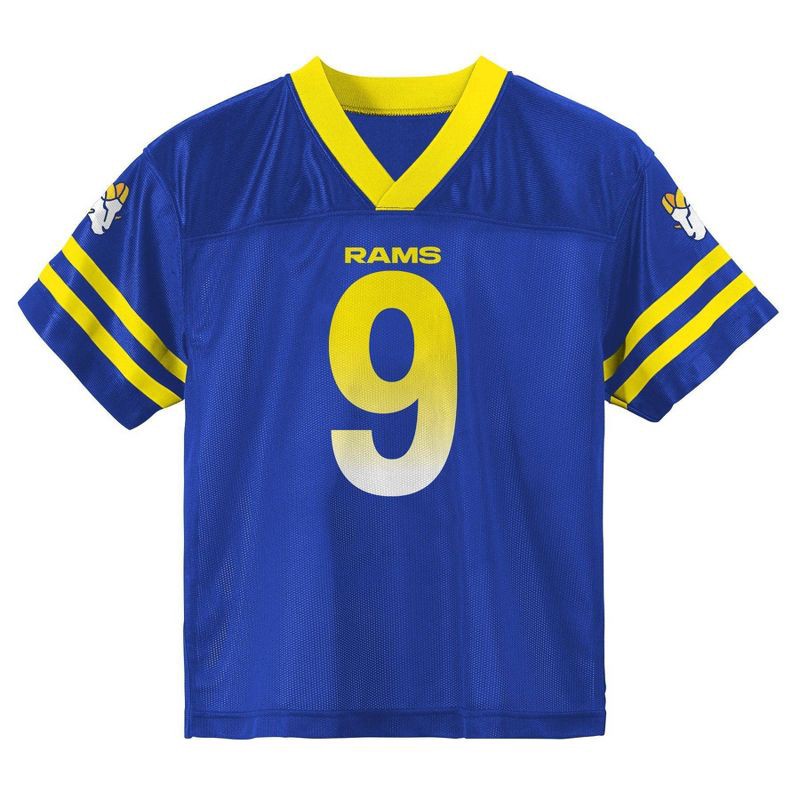 slide 2 of 3, NFL Los Angeles Rams Matthew Stafford Toddler Boys' Short Sleeve Jersey - 2T, 1 ct