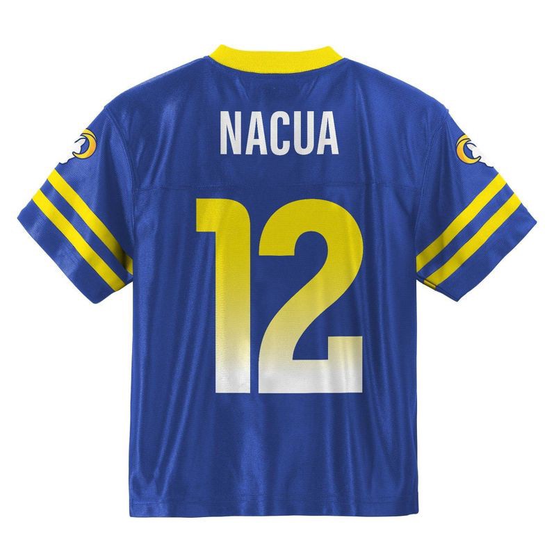 slide 3 of 3, NFL Los Angeles Rams Puka Nacua Toddler Boys' Short Sleeve Jersey - 2T, 1 ct