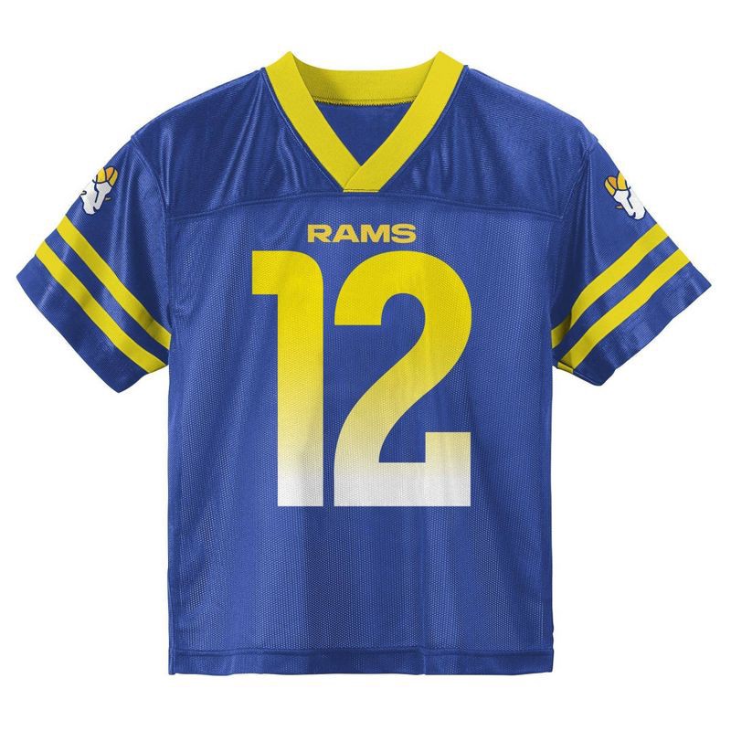 slide 2 of 3, NFL Los Angeles Rams Puka Nacua Toddler Boys' Short Sleeve Jersey - 3T, 1 ct
