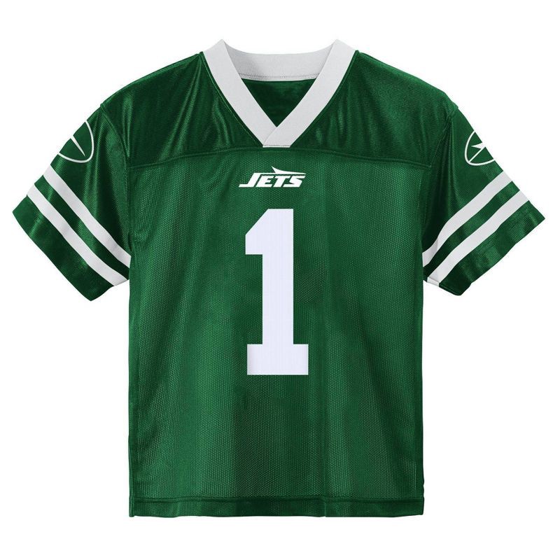 slide 2 of 3, NFL New York Jets Sauce Gardner Toddler Boys' Short Sleeve Jersey - 4T, 1 ct