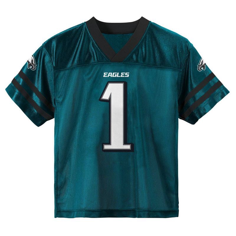 slide 2 of 3, NFL Philadelphia Eagles Jalen Hurts Toddler Boys' Short Sleeve Jersey - 2T, 1 ct