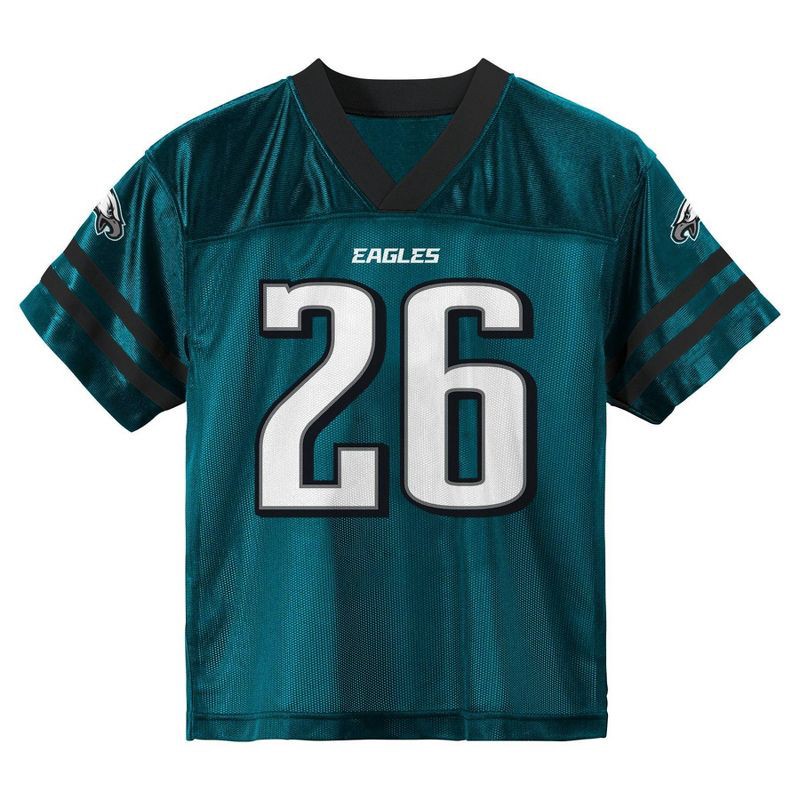slide 2 of 3, NFL Philadelphia Eagles Saquon Barkley Toddler Boys' Short Sleeve Jersey - 3T, 1 ct