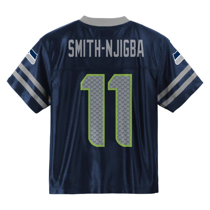 slide 3 of 3, NFL Seattle Seahawks Jaxon Smith-Njigba Toddler Boys' Short Sleeve Jersey - 3T, 1 ct