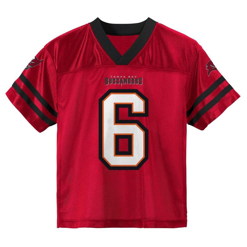 slide 2 of 3, NFL Tampa Bay Buccaneers Baker Mayfield Toddler Boys' Short Sleeve Jersey - 3T, 1 ct