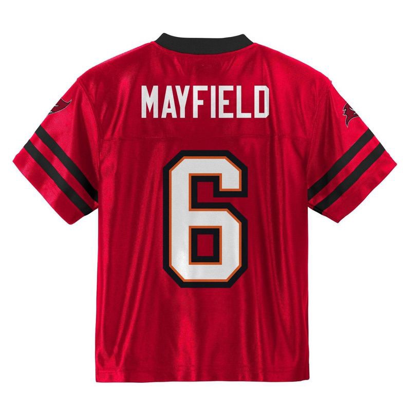 slide 3 of 3, NFL Tampa Bay Buccaneers Baker Mayfield Toddler Boys' Short Sleeve Jersey - 4T, 1 ct