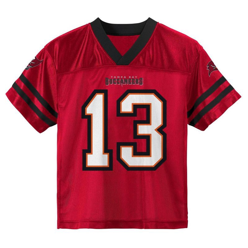 slide 2 of 3, NFL Tampa Bay Buccaneers Mike Evans Toddler Boys' Short Sleeve Jersey - 2T, 1 ct