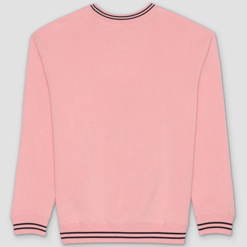 slide 3 of 3, Women's The Nightmare Before Christmas Sally Crewneck Pullover Sweatshirt - Pink M, 1 ct