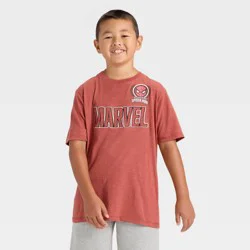 Boys' Marvel Spider-Man Short Sleeve Graphic T-Shirt - Red L