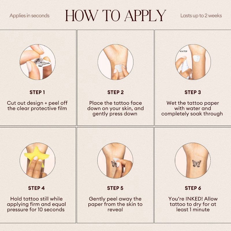 slide 14 of 14, INKED By Dani Deluxe Gift Set Temporary Tattoo Gift Set - 2Pk, 2 ct