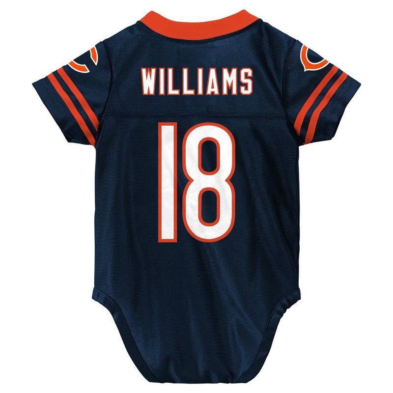 slide 3 of 3, NFL Chicago Bears Caleb Williams Boys' Bodysuit - 0-3M, 1 ct