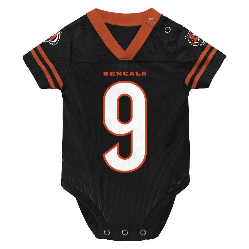 slide 2 of 3, NFL Cincinnati Bengals Joe Burrow Boys' Bodysuit - 3-6M, 1 ct
