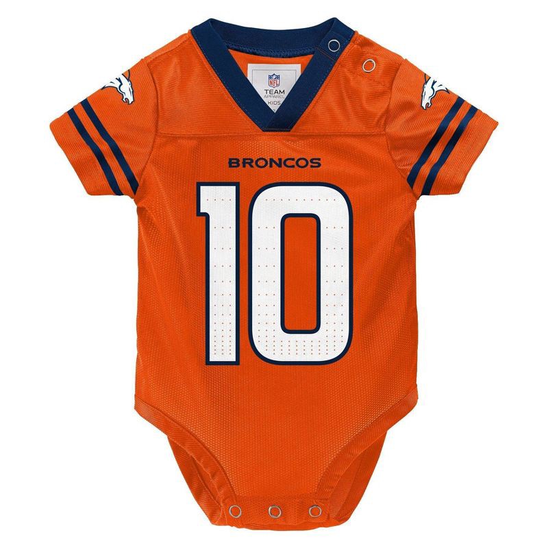 slide 2 of 3, NFL Denver Broncos Bo Nix Boys' Bodysuit - 12M, 1 ct
