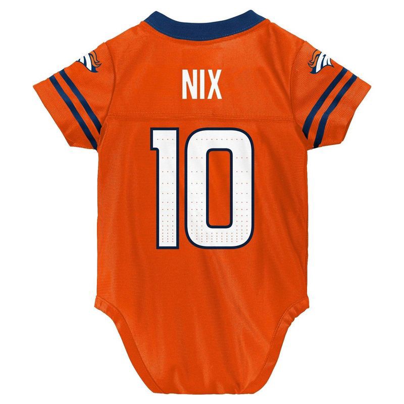 slide 3 of 3, NFL Denver Broncos Bo Nix Boys' Bodysuit - 12M, 1 ct