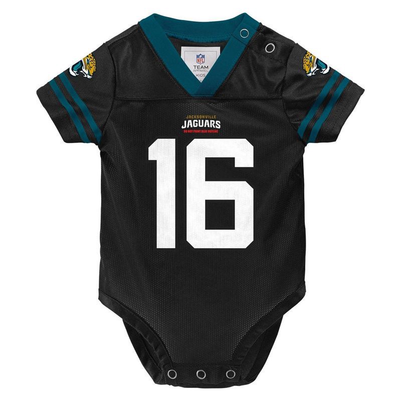 slide 2 of 3, NFL Jacksonville Jaguars Trevor Lawrence Boys' Bodysuit - 6-9M, 1 ct