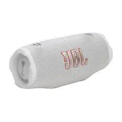 JBL Charge 6 Portable Speaker - White: Bluetooth, IP68, USB-C, 28H Battery