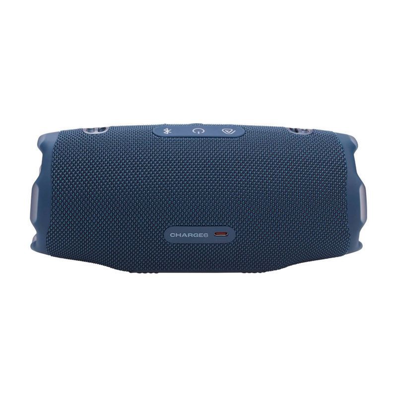 slide 6 of 8, JBL Charge 6 Portable Speaker - Blue: Bluetooth, USB-C, IP68, 28 Hours Battery Life, 1 ct