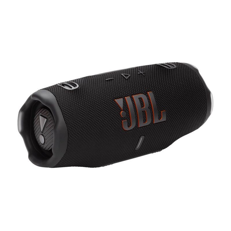 slide 1 of 8, JBL Charge 6 Portable Speaker - Black: USB-C, Bluetooth, IP68, 28-Hour Charge Life, 1 ct