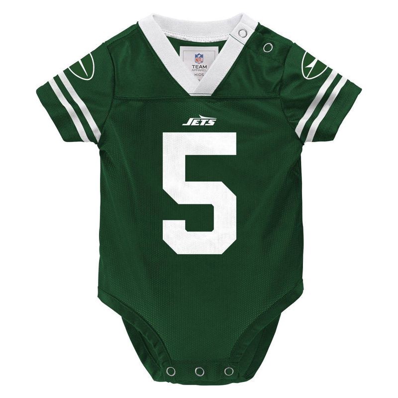 slide 2 of 3, NFL New York Jets Zach Wilson Boys' Bodysuit - 3-6M, 1 ct