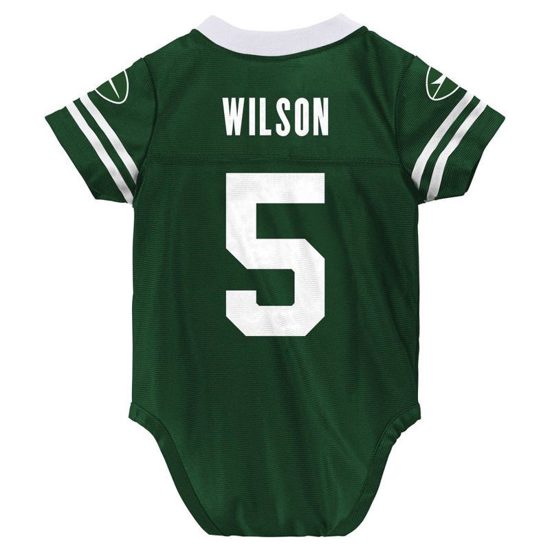 slide 3 of 3, NFL New York Jets Zach Wilson Boys' Bodysuit - 3-6M, 1 ct