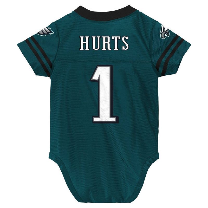 slide 3 of 3, NFL Philadelphia Eagles Jalen Hurts Boys' Bodysuit - 3-6M, 1 ct
