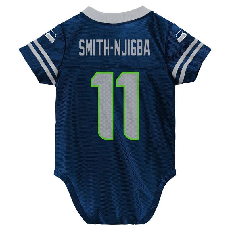slide 3 of 3, NFL Seattle Seahawks Jaxon Smith-Njigba Boys' Bodysuit - 6-9M, 1 ct