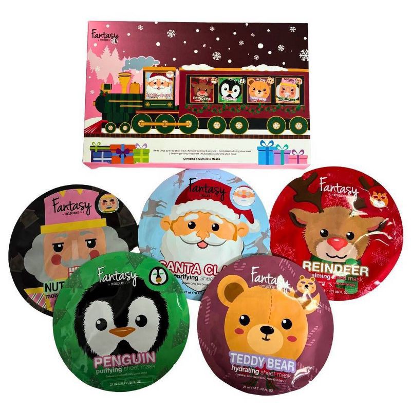 slide 3 of 3, Fantasy by Masque Bar Santa Train Gift Set - 5pc, 5 ct