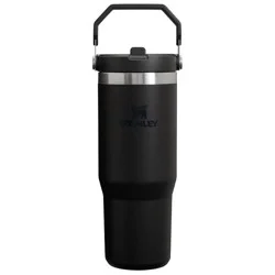 Stanley 30 oz Stainless Steel Ice Flow Flip Straw Tumbler Black 2.0
