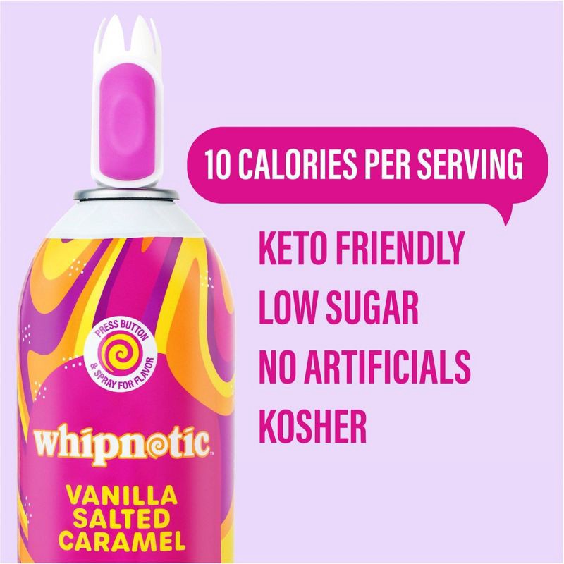 slide 6 of 10, Whipnotic Vanilla Salted Caramel Light Whipping Cream - 7oz, 7 oz