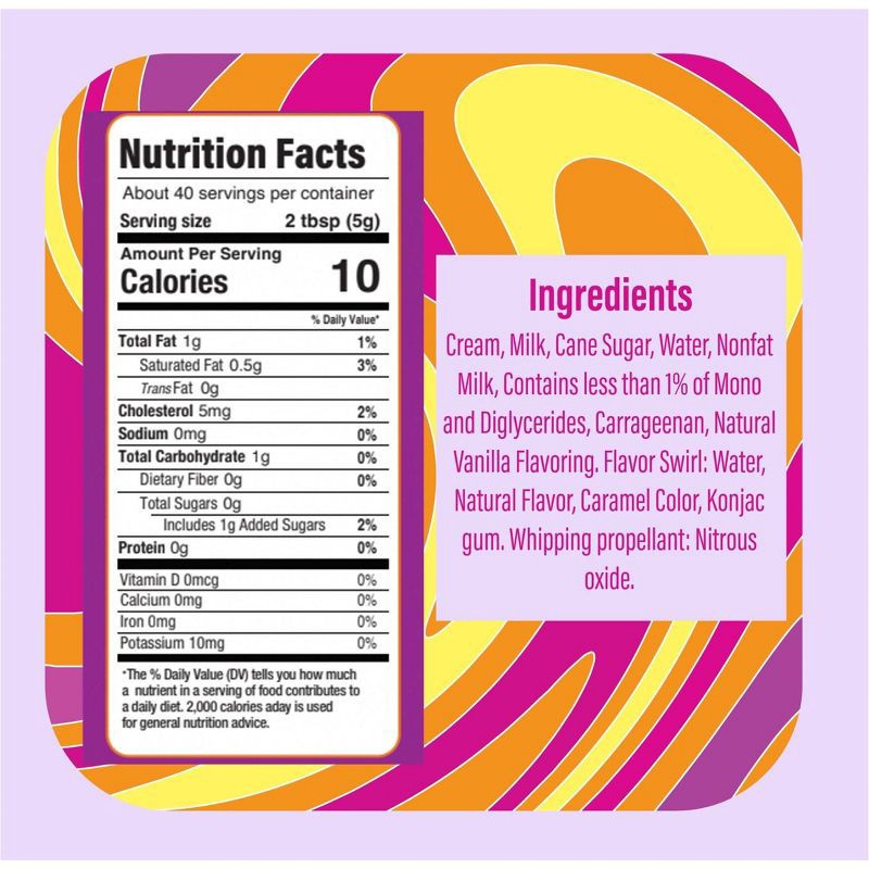 slide 7 of 10, Whipnotic Vanilla Salted Caramel Light Whipping Cream - 7oz, 7 oz