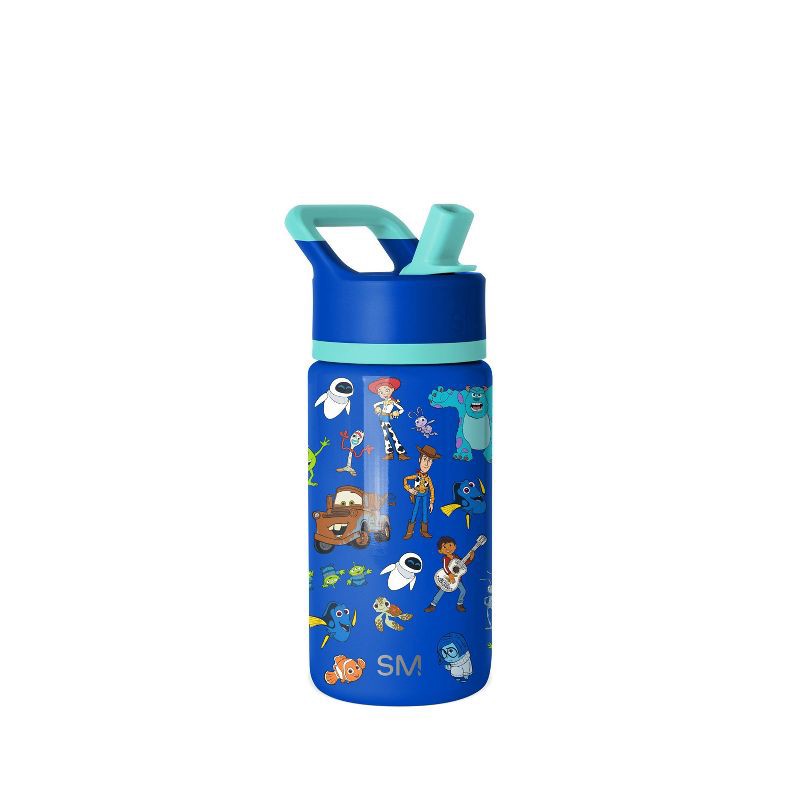 slide 1 of 3, Simple Modern 14oz Summit Pixar Characters Water Bottle Blue, 14 oz