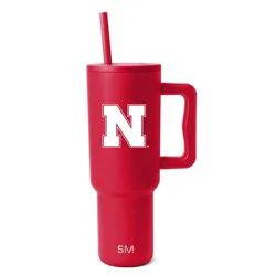 NCAA Nebraska Cornhuskers Simple Modern Trek Tumbler - 40oz