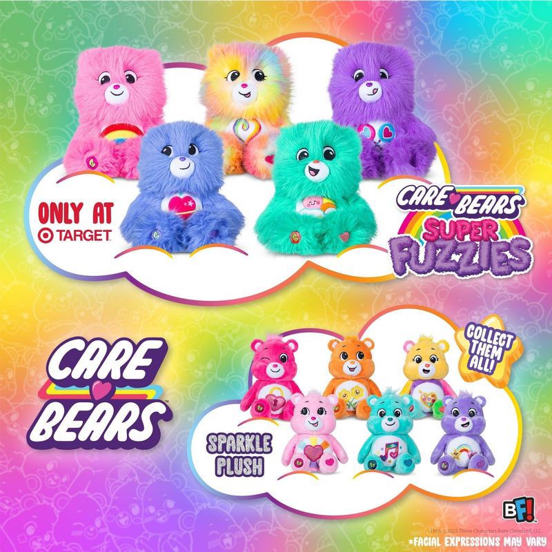 slide 6 of 6, Care Bears Medium Size Super Fuzzy Blind Bag Plush, 1 ct