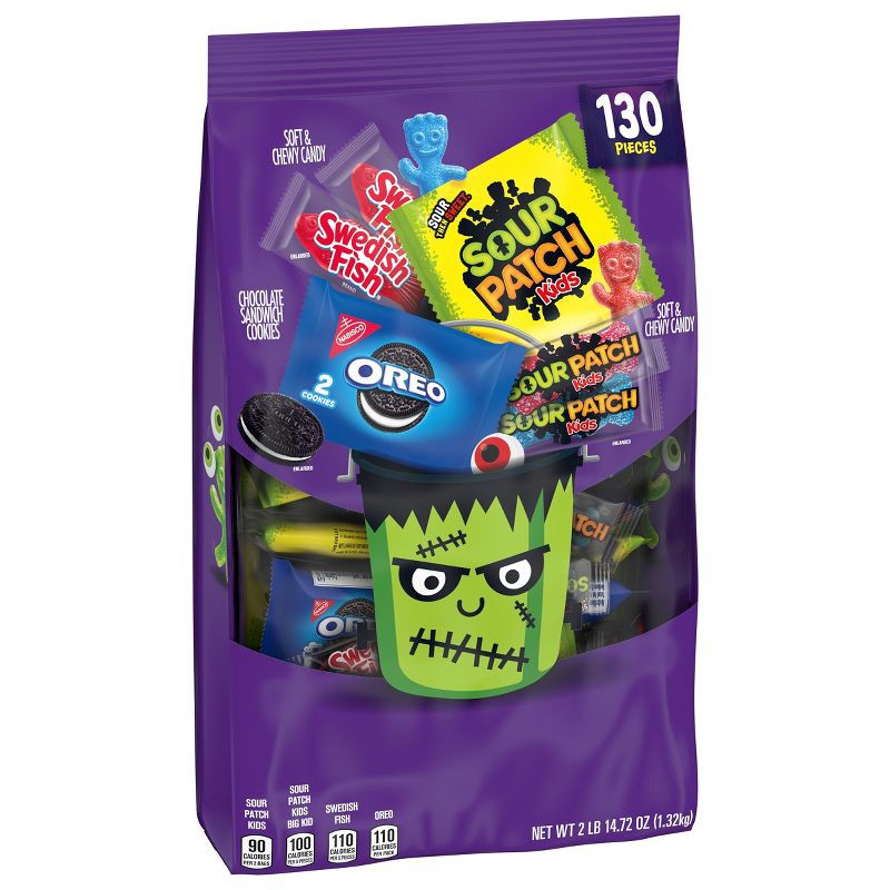 slide 5 of 11, SOUR PATCH KIDS Assorted Halloween Variety Bag Candy - 2.93lbs/130ct, 2.93 lb, 130 ct