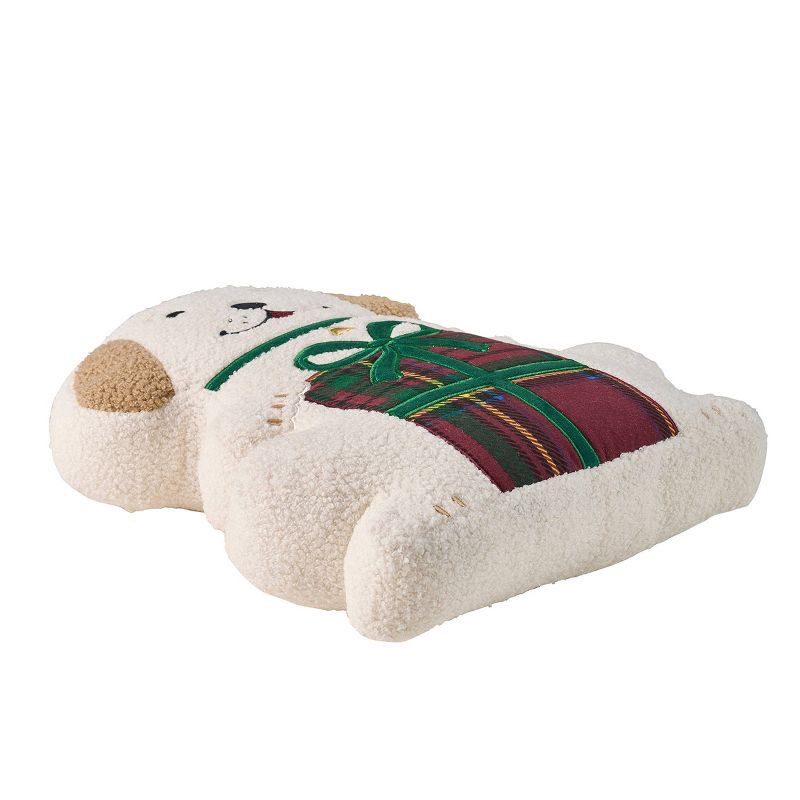 slide 4 of 8, Hallmark Novelty Dog Dec Pillow Ivory, 1 ct
