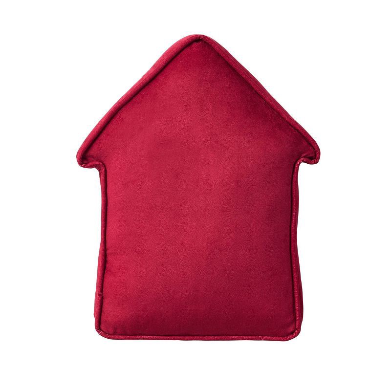 slide 3 of 9, Hallmark Novelty Gingerbread House Dec Pillow Red, 1 ct