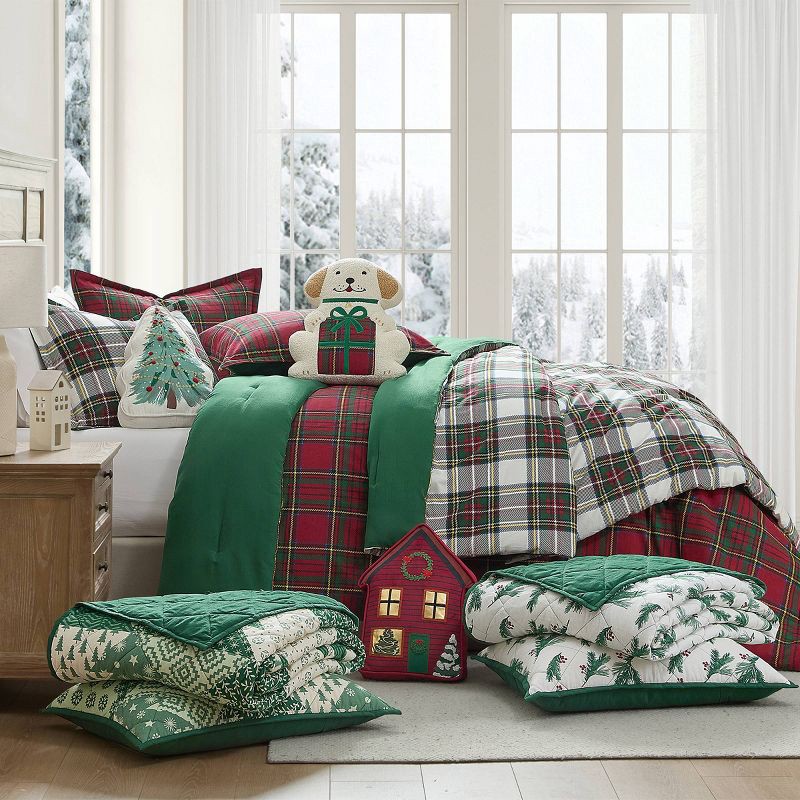 slide 6 of 9, Hallmark Novelty Gingerbread House Dec Pillow Red, 1 ct