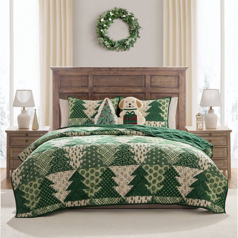slide 9 of 9, Hallmark Novelty Tree Dec Pillow Green, 1 ct