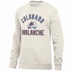NHL Colorado Avalanche Men's Long Sleeve Oat Crew Neck Fleece - XXL